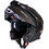 Garibaldi FG110 Adventure Matt Black Red Κράνος Μηχανής Flip-Up 1750gr