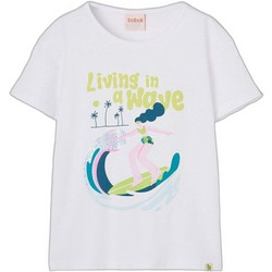 Boboli Παιδικό T-Shirt Κοντομάνικο Λευκό 413086-1100