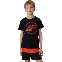 4F Παιδικό T-Shirt Κοντομάνικο Μαύρο 4FJWSS26TTSHM3284-20S