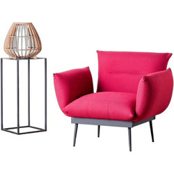 Πολυθρόνα Κόκκινη Wing Chair Jax Solo 8681875833263