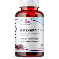 Full Health Astaxanthin 4mg 60 Κάψουλες