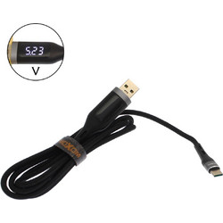Moxom MX-CB39 Braided USB-A to USB-C 1m Black