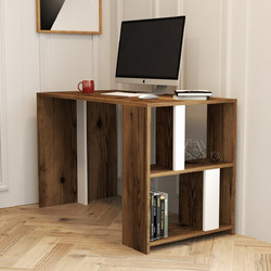 Stewe Home Γραφείο Υπολογιστή Ξύλινο 120x60x75cm STE-001350-V2482