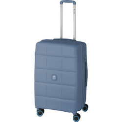 Dielle 210 Βαλίτσα Μεσαία 65x41x27cm με 4 Ρόδες Μπλε