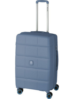 Dielle 210 Βαλίτσα Μεσαία 65x41x27cm με 4 Ρόδες Μπλε