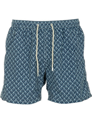 Mc2 Saint Barth Ανδρικό Μαγιό Σορτς με Σχέδια Navy Μπλε LIG0003-07813L