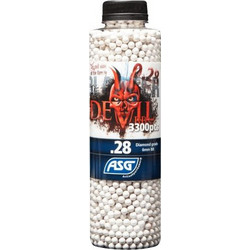 ASG Soft Blaster Devil Βλήματα Airsoft BBs 6mm Πλαστικά 0.28g 3300τμχ