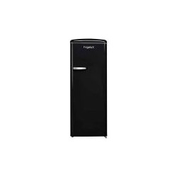 Frigelux RF218RND Retro Μονόπορτο Ψυγείο 218lt Υ144xΠ55xΒ57.5cm Μαύρο