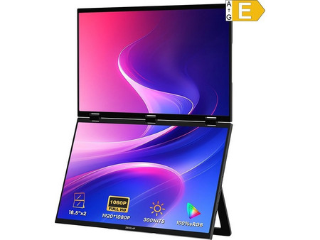 ZEUSLAP Z18W Dual IPS Φορητό Monitor 18.5" 1920x1080 FHD 120Hz 25ms