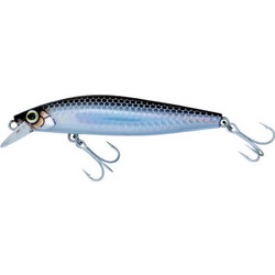 Akami Brisk Τεχνητό Δόλωμα Ψαράκι 8cm 5gr Silver Black