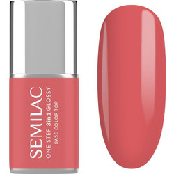 Semilac One Step 3 in 1 690 Coral Pink Ημιμόνιμο Βερνίκι Νυχιών 7ml