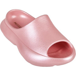 Mitsuko Γυναικείες Παντόφλες Καλοκαιρινές Flatforms Ροζ SA66685W