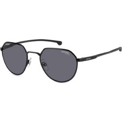 Carrera CA036S 807 Ανδρικά Γυαλιά Ηλίου Οβάλ Μεταλλικά Μαύρα με Μαύρο Φακό