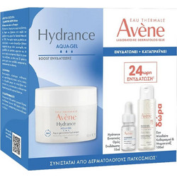 Avene Hydrance Boost Aqua Gel Cream 50ml + Hydrance Serum Boost Concentrated Hydrating Serum 10ml + Make Up Removing Micellar Water 100ml