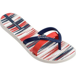 Ipanema Kirei Silk Γυναικείες Σαγιονάρες Αντιολισθητικές Μπλε Κόκκινες 780-19345 82595-22329