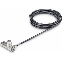 StarTech DUALKA10-LAPTOP-LOCK Κλειδαριά Laptop Kensington Standard με Συνδυασμό 1.98m