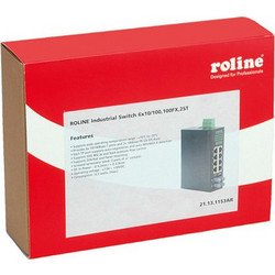 Roline 21.13.1153 Unmanaged L2 Switch με 6 Θύρες Ethernet 1000Mbps και 2 SFP θύρες