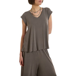 Namaste Γυναικείο Καλοκαιρινό Top Ανθρακί SS0726006