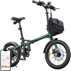 Engwe Zip Σπαστό Ηλεκτρικό Ποδήλατο Πόλης 16" 250W με Δισκόφρενα Πράσινο