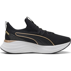 Puma Softride Sabrina Polished Γυναικεία Sneakers Flatforms Μαύρα 313719-01