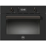 Bertazzoni FPRO4077MTN3 Εντοιχιζόμενος Φούρνος Μικροκυμάτων με Grill 38lt Μαύρος
