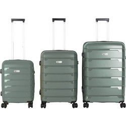 Polo Tokyo 965005-6500 Σετ Βαλίτσες 3τμχ Πράσινες