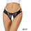 Adalet Hope Γυναικείο Sexy String Αυτοκινήτου με Δαντέλα Μαύρο A-855