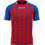 Givova Tratto Interlock Φανέλα Ποδοσφαίρου Κόκκινη Royal Blue MA031.0212