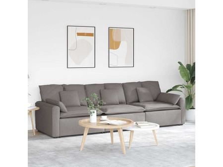 vidaXL Τετραθέσιος Καναπές Ταμπά 324x105x64cm 3321092
