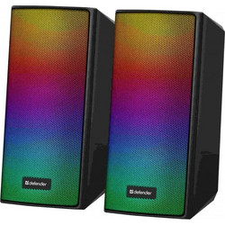 Defender 65047 Ηχεία Υπολογιστή 2.0 6W με Bluetooth & RGB Φωτισμό Μαύρα