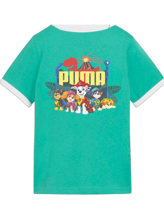 Puma Paw Patrol Παιδικό T-Shirt Κοντομάνικο Πράσινο 634935-40