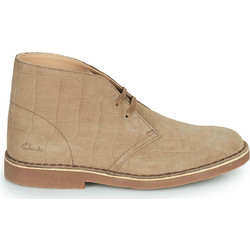 Clarks Γυναικεία Μποτάκια Αστραγάλου Δερμάτινα Μπεζ 26161524