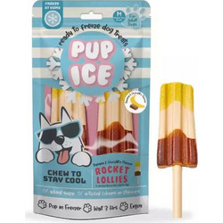 Ιmaginelles Pup Ice Chew to Stay Cool Rocket Lollies with Choco & Banana 2τμχ 90gr