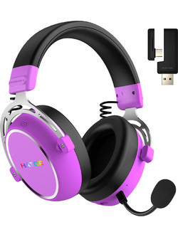 Hator Hypergang 3 Ασύρματο Gaming Headset Over Ear Purple