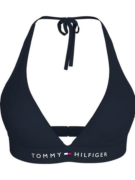 Tommy Hilfiger Bikini Top Τριγωνάκι Navy Μπλε UW0UW06352-C1G