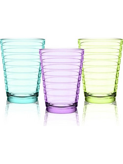 Viosarp Σετ Ποτήρια Νερού Γυάλινα 350ml 3τμχ 5206753052197