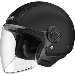 SMK Laminar Solid Matt Black Κράνος Μηχανής Jet