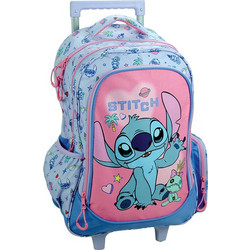 Gim Stitch Scrapbook Σχολική Τσάντα Τρόλεϊ Δημοτικού Πολύχρωμη 342-04074