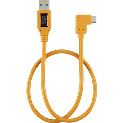 Tether Tools CUCRT02-ORG Angle 90° USB-C to USB-C 0.5m Orange