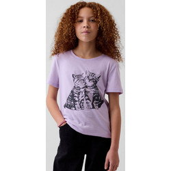 Gap Παιδικό T-Shirt Κοντομάνικο Λιλά 894384002