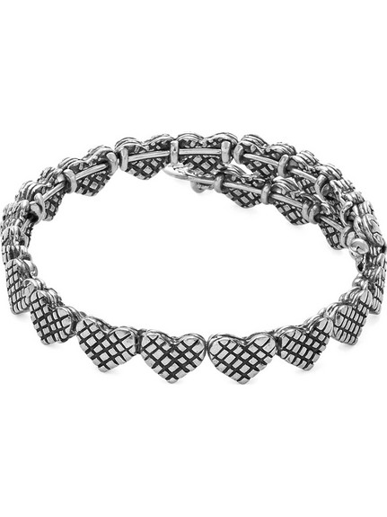 Alex and Ani Γυναικείο Βραχιόλι Βέργα με Καρδιά Ασημί V16W01RS