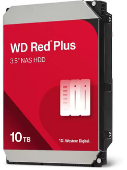 Western Digital Red Plus 10TB HDD Σκληρός Δίσκος 3.5" SATA 3 7200rpm με 256MB Cache WD101EFGX