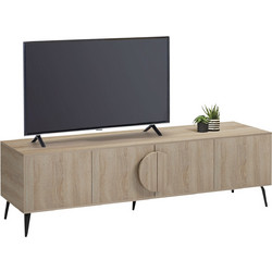 HomeMarkt Έπιπλο Τηλεόρασης Μοριοσανίδα Sonoma Μ180xΠ35.5xΥ51cm Savore HM18370.01