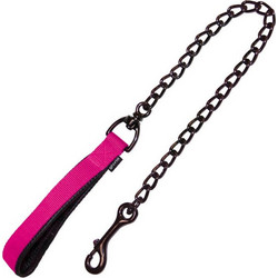 Gloria Pets Classic Λουρί Σκύλου Ατσάλινο 1.2m x 3mm Ροζ
