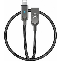 Usams US-SJ170 Braided USB-A to Lightning Cable 1.9m Black IPYSUSB201