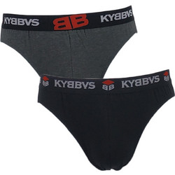 KYBBVS Ανδρικά Σλιπ Βαμβακερά 2Pack KB901-02