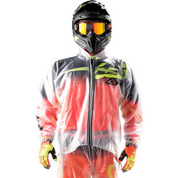 Acerbis Rain 3.0 Ανδρικό Αδιάβροχο Μπουφάν Διαφανές ACE000JAC20