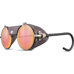Julbo J0101157 Ανδρικά Γυαλιά Ηλίου Στρογγυλά Μεταλλικά Μαύρα με Ροζ Φακό