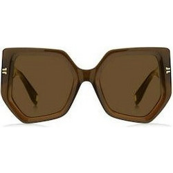Marc Jacobs MJ1046S 09q/7o Γυναικεία Γυαλιά Ηλίου Πολυγωνικά Κοκάλινα Καφέ με Καφέ Φακό