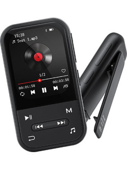 RUIZU X02 MP3 Player 32GB με Οθόνη 2.01" & Bluetooth Μαύρο